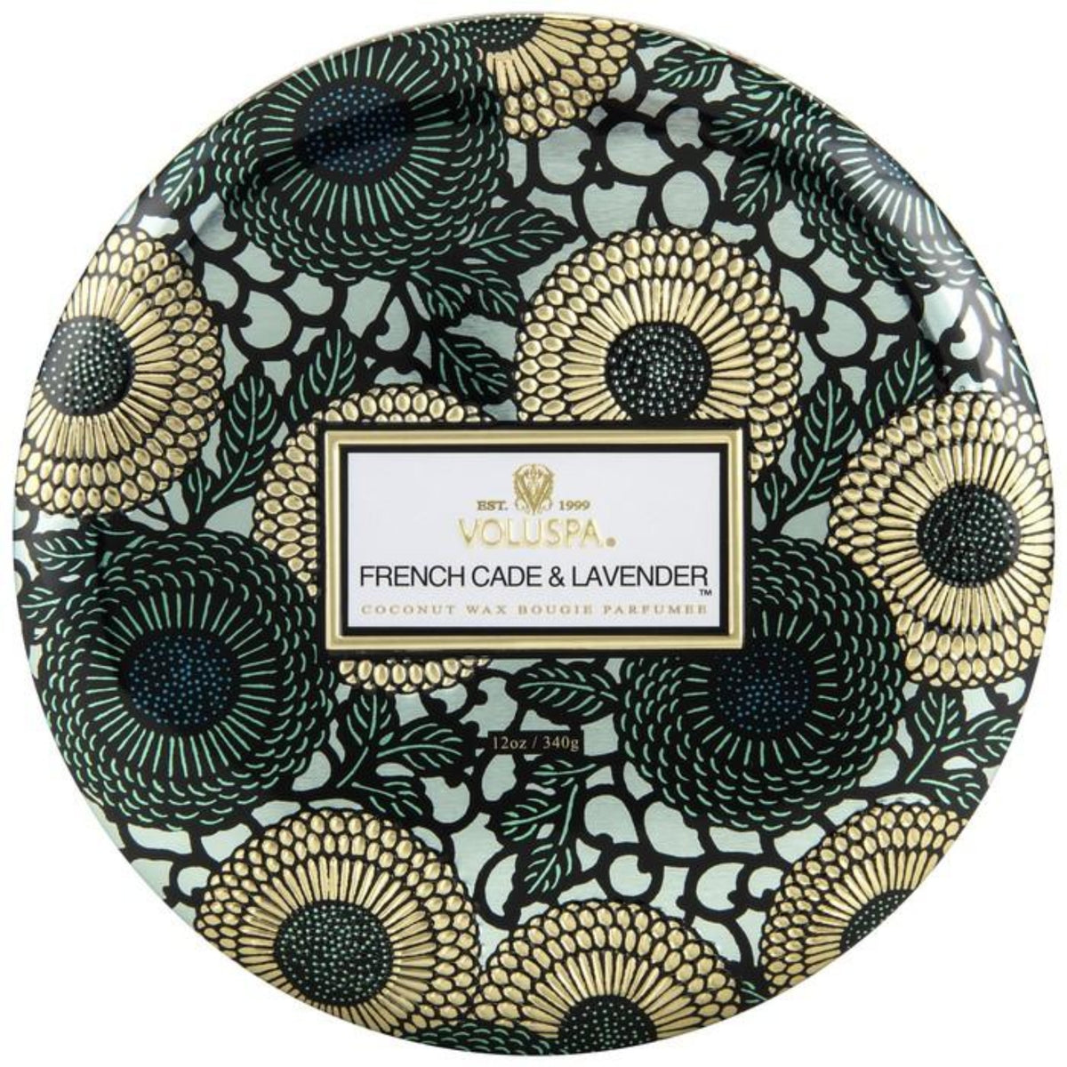 Voluspa: French Cade Lavender 3 Wick Tin Candle