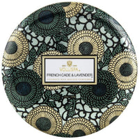 Voluspa: French Cade Lavender 3 Wick Tin Candle