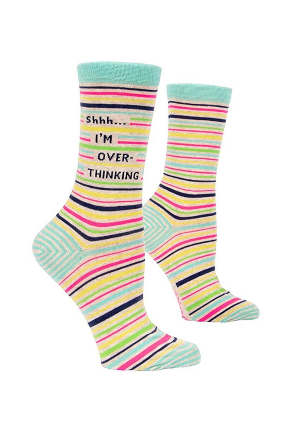 Shhh I'm Overthinking Women's Crew Socks