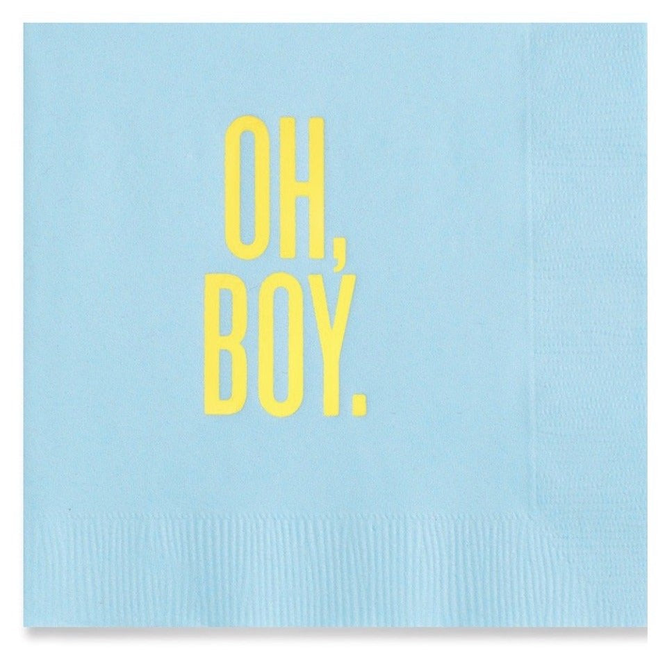 Oh Boy Cocktail Napkins