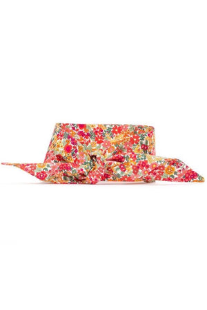 Dog Necktie: Red Floral