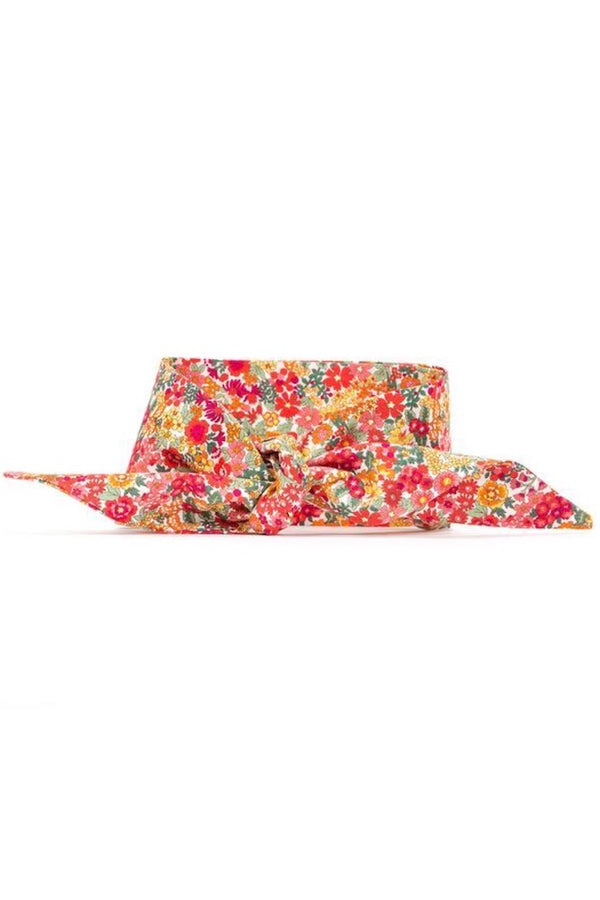 Dog Necktie: Red Floral