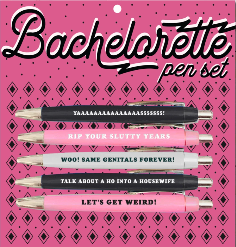 Bachelorette Pen Set