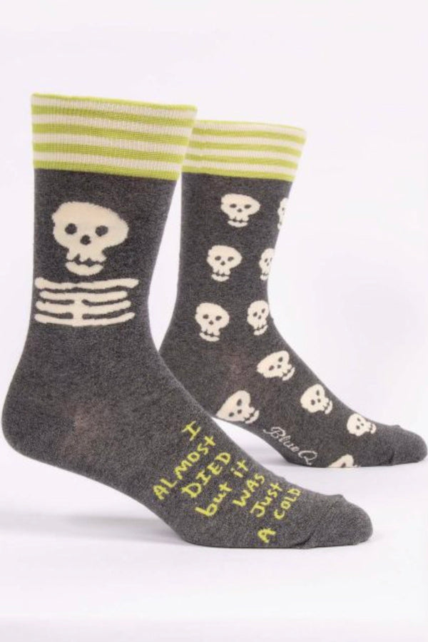 I Almost Died Men's Socks