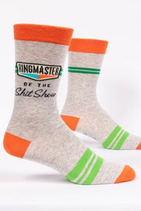 Ringmaster Shit Show Mens Crew Socks