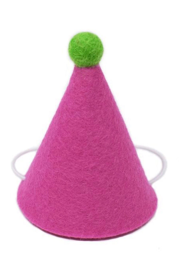 Dog Party Hat Lt Pink