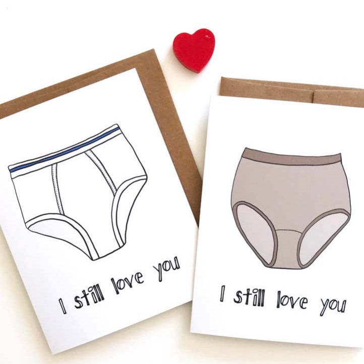 Tighty Whities - Greeting Card