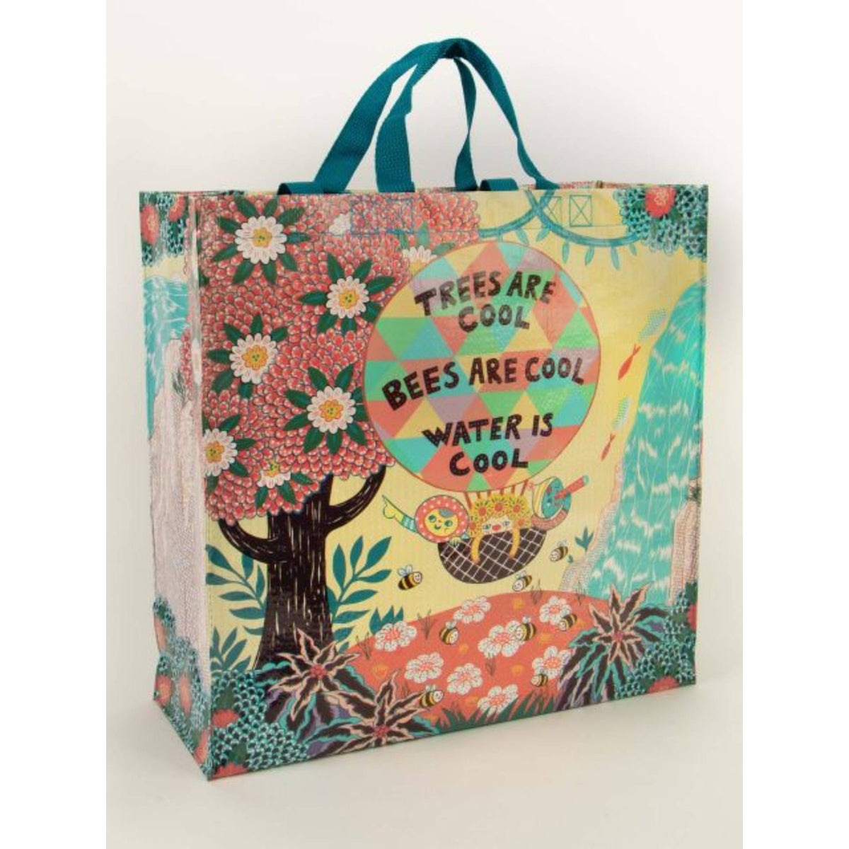Trees and Bees Large Shopper Bag