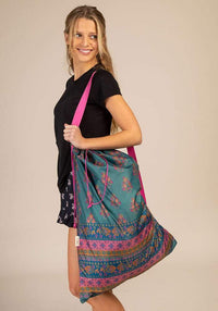 Floral Medallion Laundry Bag