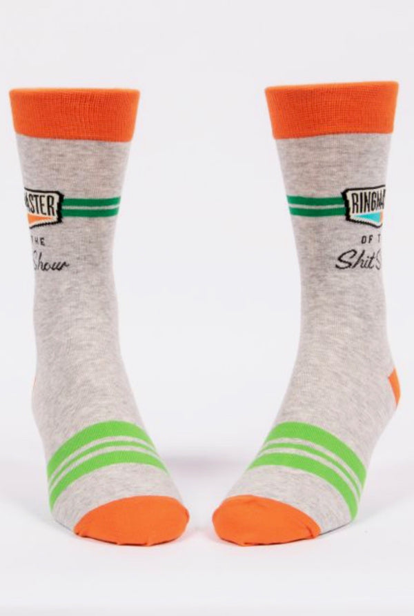 blue-q-SW838-ringmaster-shit-show-mens-crew-socks-grey