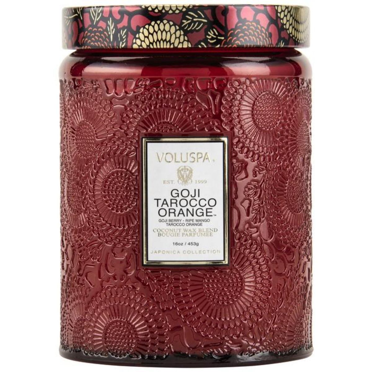 Voluspa: Goji Tarocco Orange Large Jar Candle