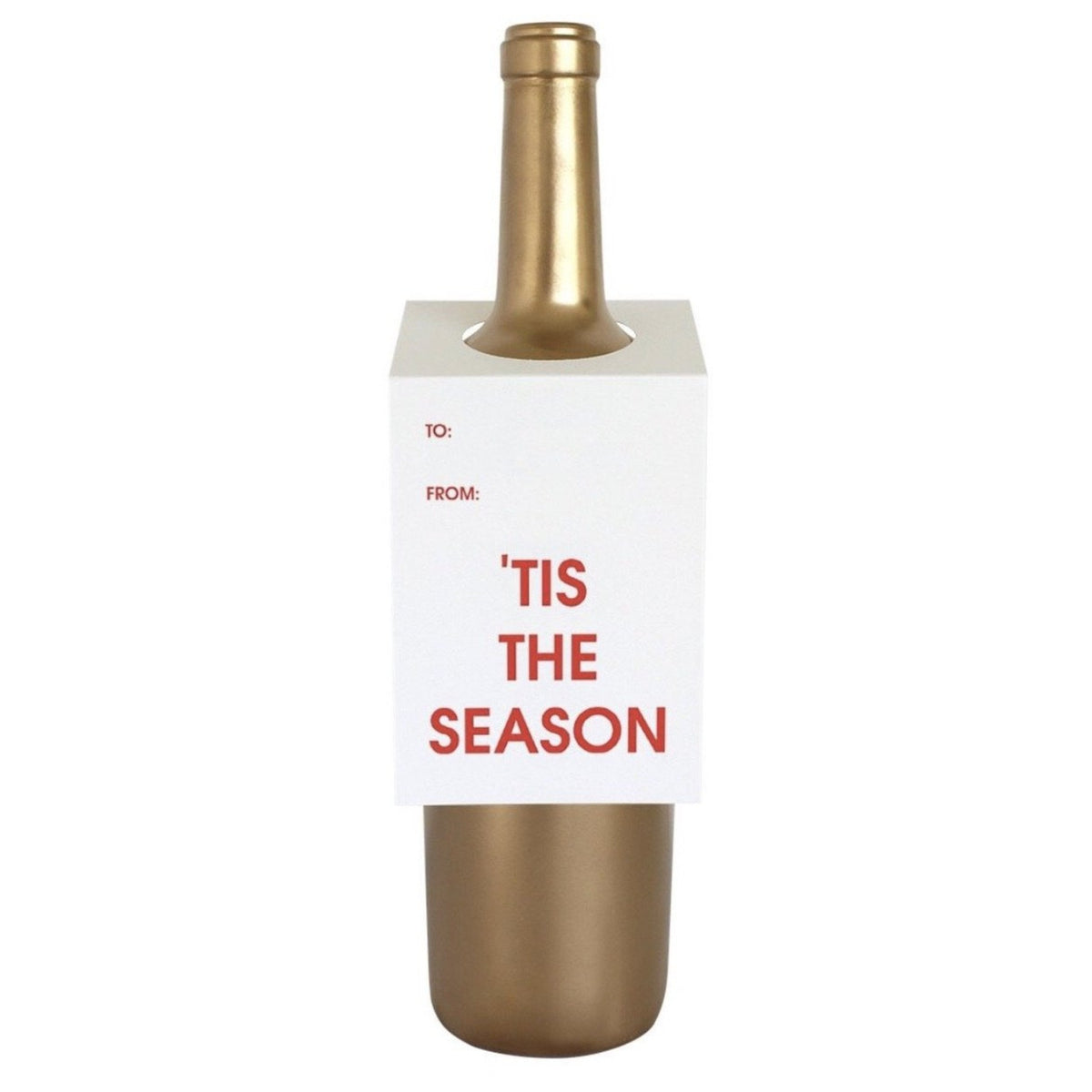 Tis The Season Wine & Sprits Tag - Singles