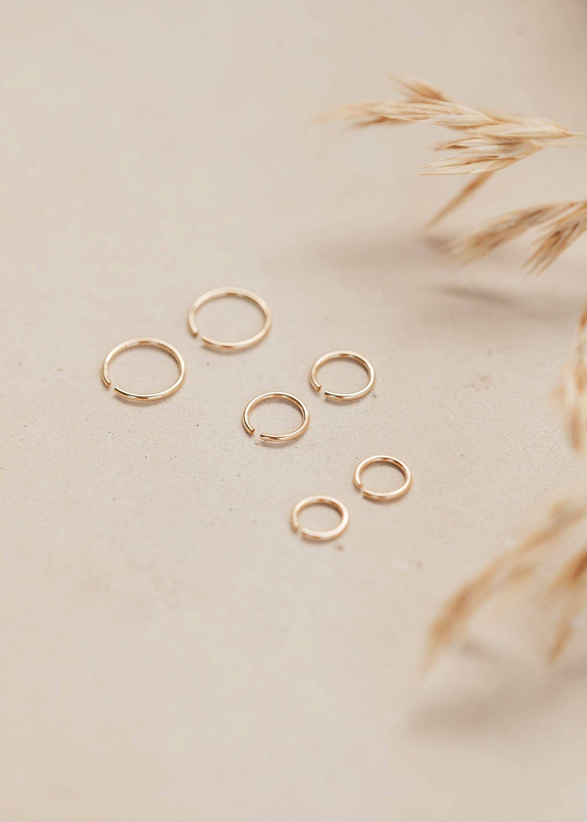 Tiny Hoops | 14kt Gold Fill + Sterling Silver