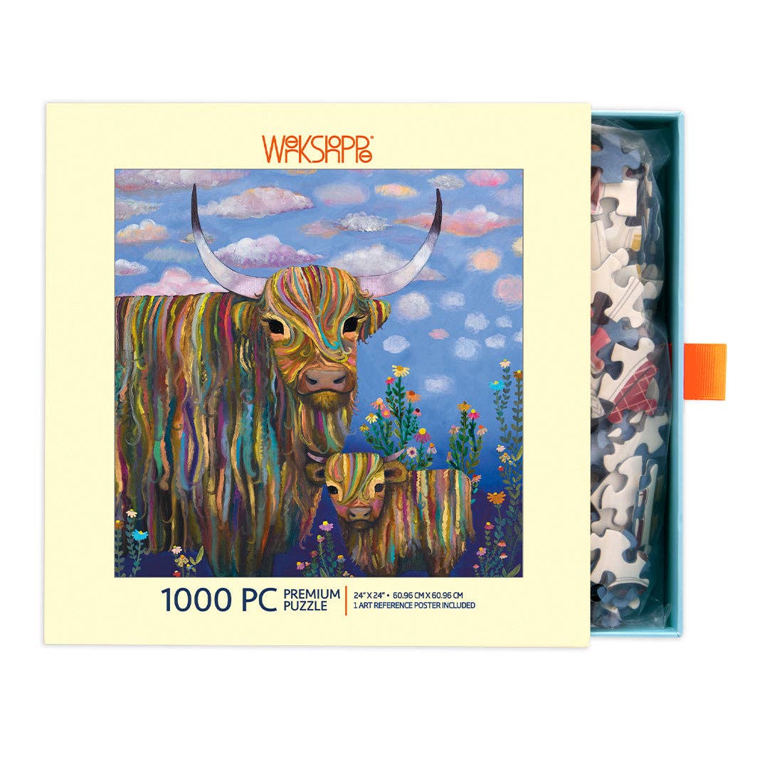 Highland Cows 1000 Piece Puzzle