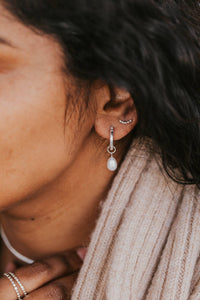 Dezi Studs | 14kt Gold Fill + Sterling Silver
