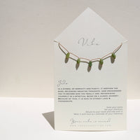 VIBE NECKLACE | JADE 5 DROP