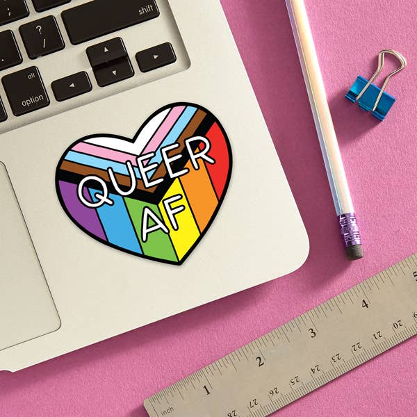 Queer AF Die Cut Sticker