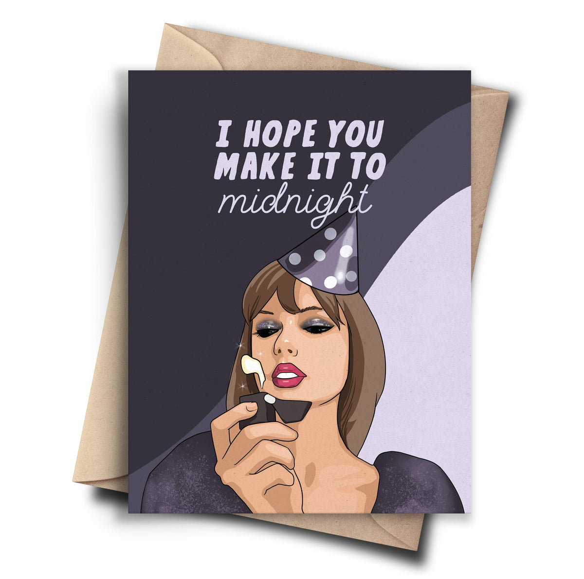 Midnights Funny Taylor Swift New Year Card - Birthday Card