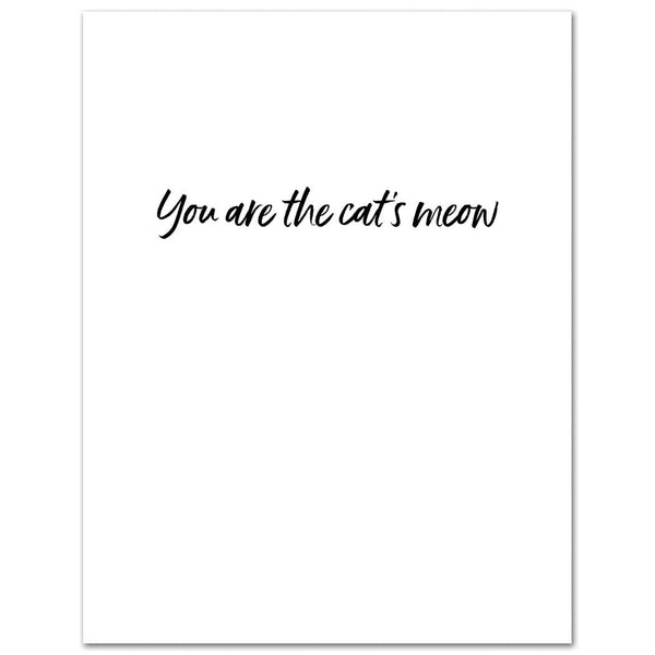 Taylor Cat's Meow Birthday Card