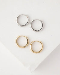 Bea 15mm Hoop Earrings