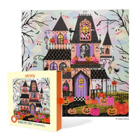 Boohemian Mansion 1000 Piece Halloween Puzzle with Glitter