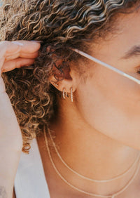 Ophelia Hoops | 14kt Gold Fill + Sterling Silver