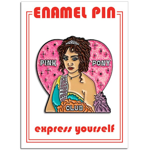 Chap Pink Pop Star Pin