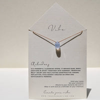 VIBE NECKLACE | CHALCEDONY