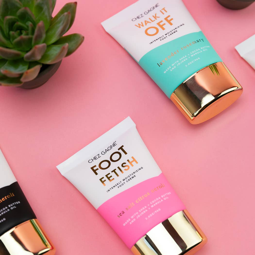 Foot Fetish - Clean + Vegan Foot Crème - Sea Salt Citrus + Neroli - 3.4oz