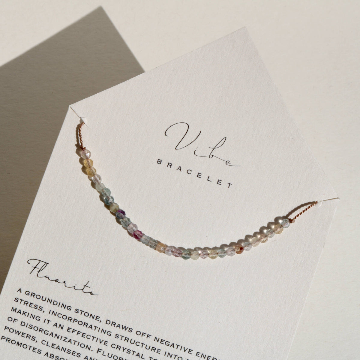 VIBE BRACELET | RAINBOW FLUORITE