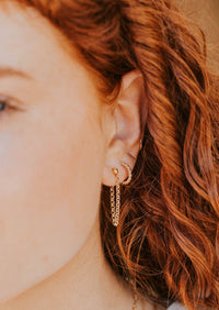 Ophelia Hoops | 14kt Gold Fill + Sterling Silver