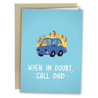 Call Dad - Funny Father's Day Card