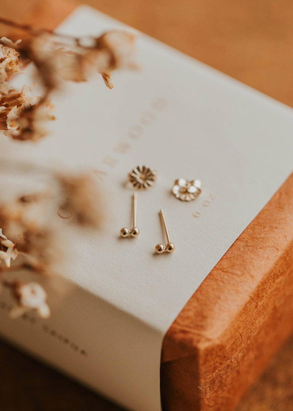 Double Dot Studs | 14kt Gold Fill + Sterling Silver
