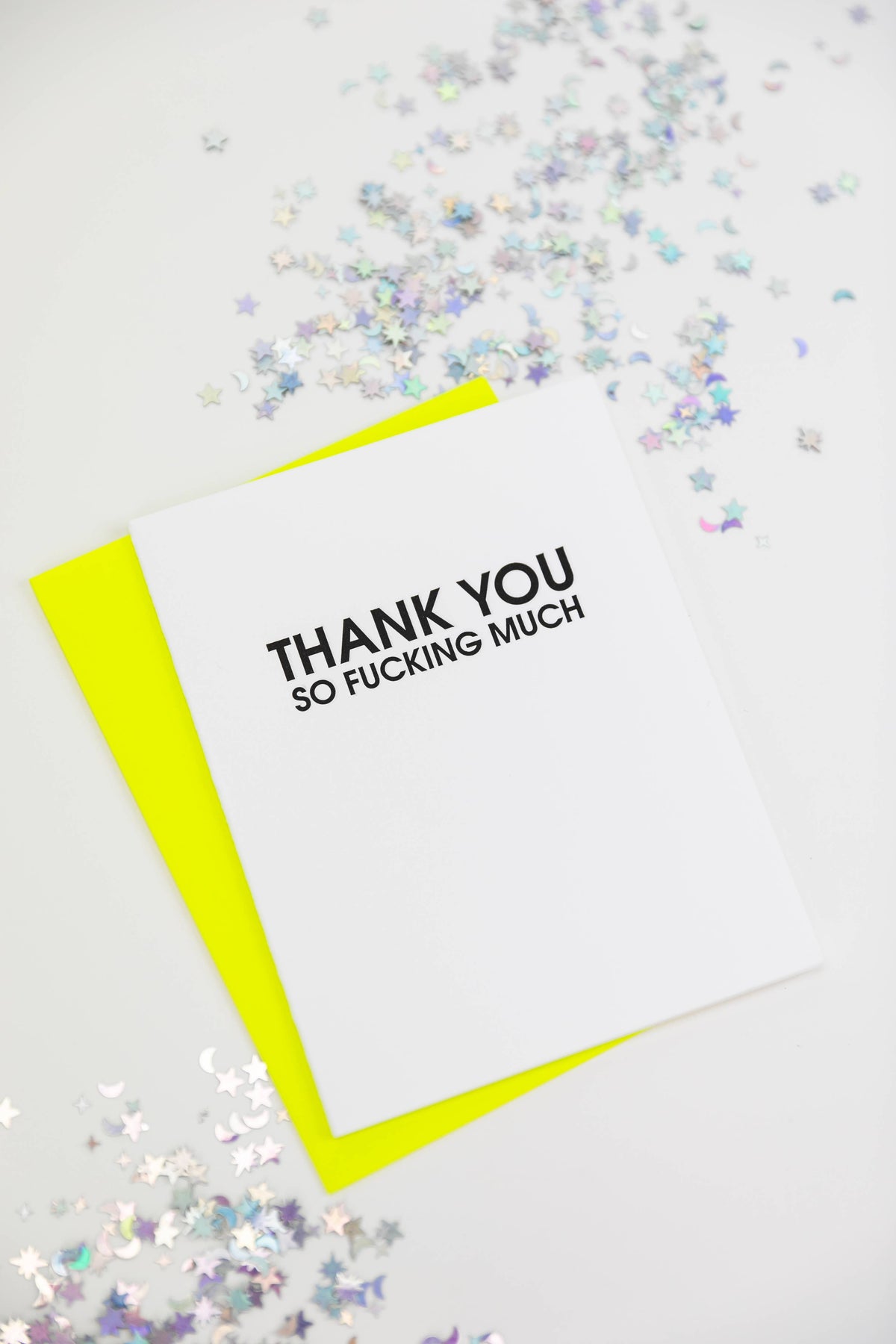 Thank You So Fucking Much - Thank You - Letterpress Card