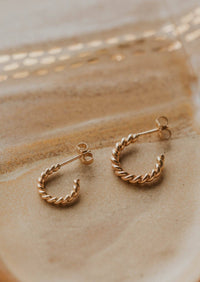 Ophelia Hoops | 14kt Gold Fill + Sterling Silver