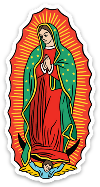 Virgin of Guadalupe Die Cut Sticker