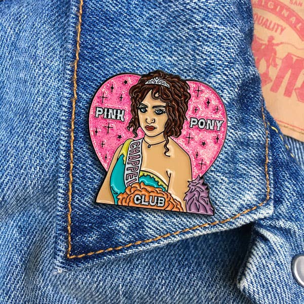 Chap Pink Pop Star Pin