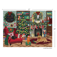 Festive Family Room 1000 Piece Puzzle Christmas Gift