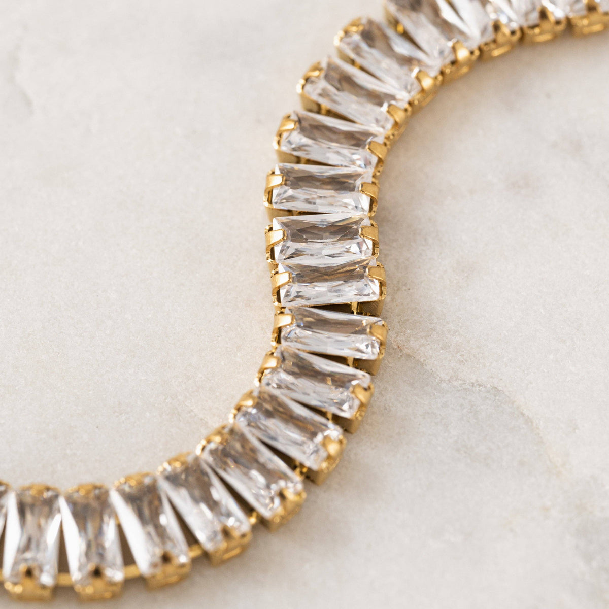 Prism Bracelet | Waterproof Crystal Bracelet | Gold Bracelet