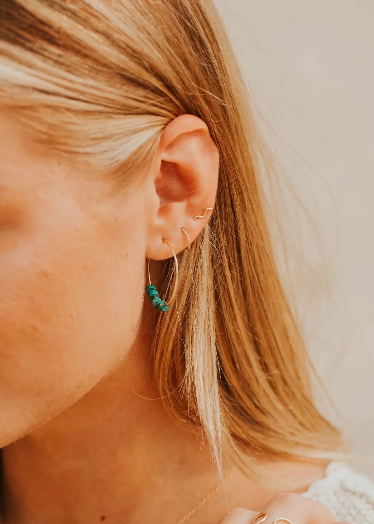 Tiny Hoops | 14kt Gold Fill + Sterling Silver