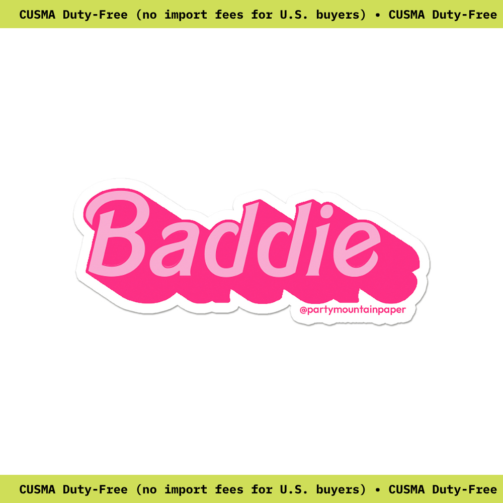 Baddie Sticker