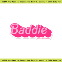 Baddie Sticker