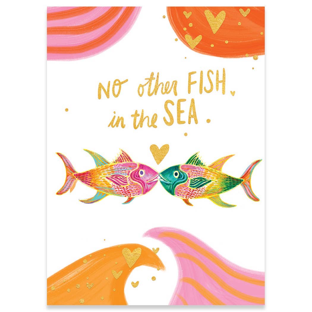 NO OTHER FISH ANNIVERSARY GREETING CARD 4.5 x 6.25"