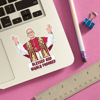 Blessed Pope Die Cut Sticker