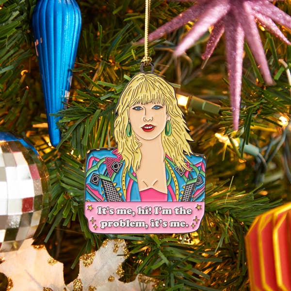 Taylor It's Me, Hi! Enamel Holiday Ornament