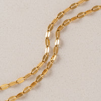 Ray Layered Necklace | Two-Chain Necklace | 18K Gold PVD