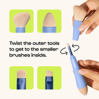 Multi-Tasker - 4-in-1 Makeup Brushes | Beauty Tools | Brush