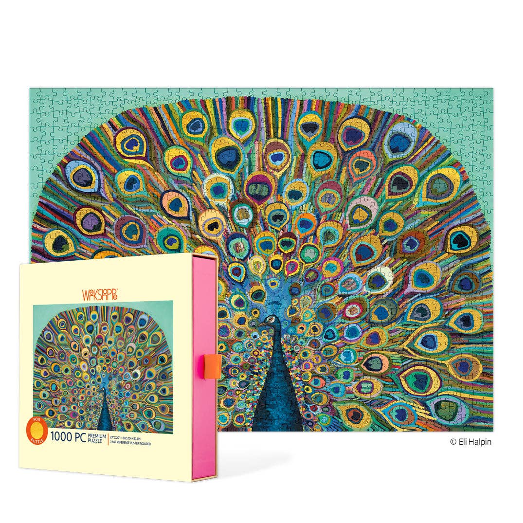 Peacock 1000 Piece Puzzle, Gift for Her