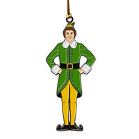 Elf Enamel Holiday Ornament