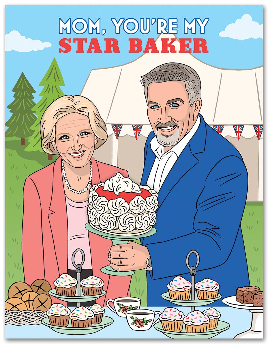 Mom You're My Star Baker Mother's Day Card